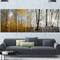 Designart - Yellow Morning in Forest Panorama - Landscape Canvas Art Print